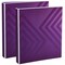 Avery Dual Effect Heavy-Duty 3 Ring Binder, 1 Inch Slant Rings, 2 Plum Purple Binders (46028)